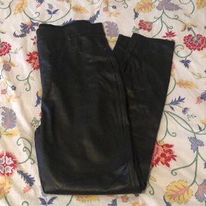 SPANX fax leather leggings